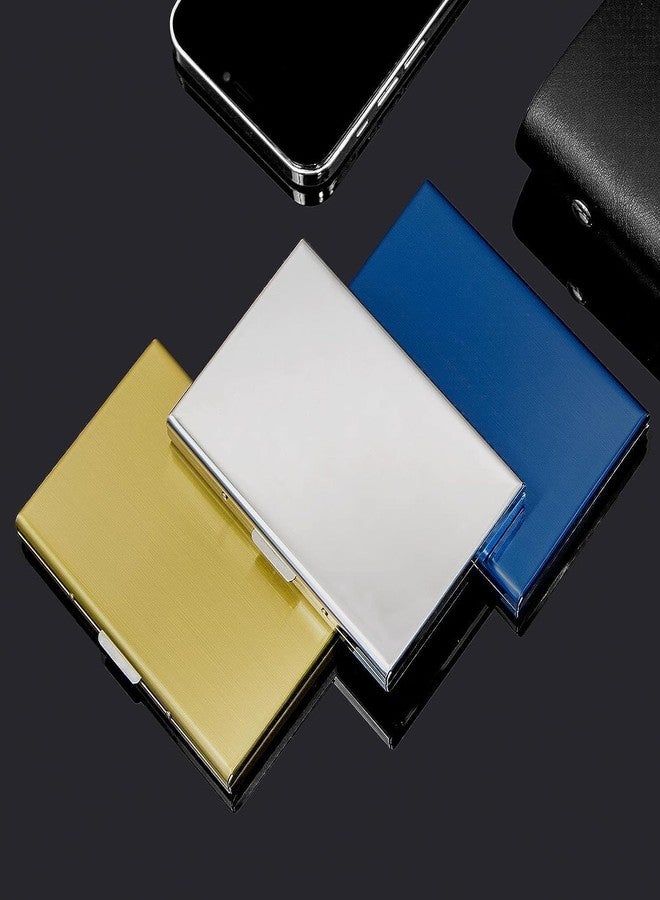 توكسين محفظة بطاقات ائتمان معدنية من توكسين بستة فتحات، مزودة بتقنية حجب RFID، لحفظ بطاقات الائتمان وبطاقات العمل، وحافظة بطاقات صغيرة للرجال والنساء (ذهبي). - Image 5